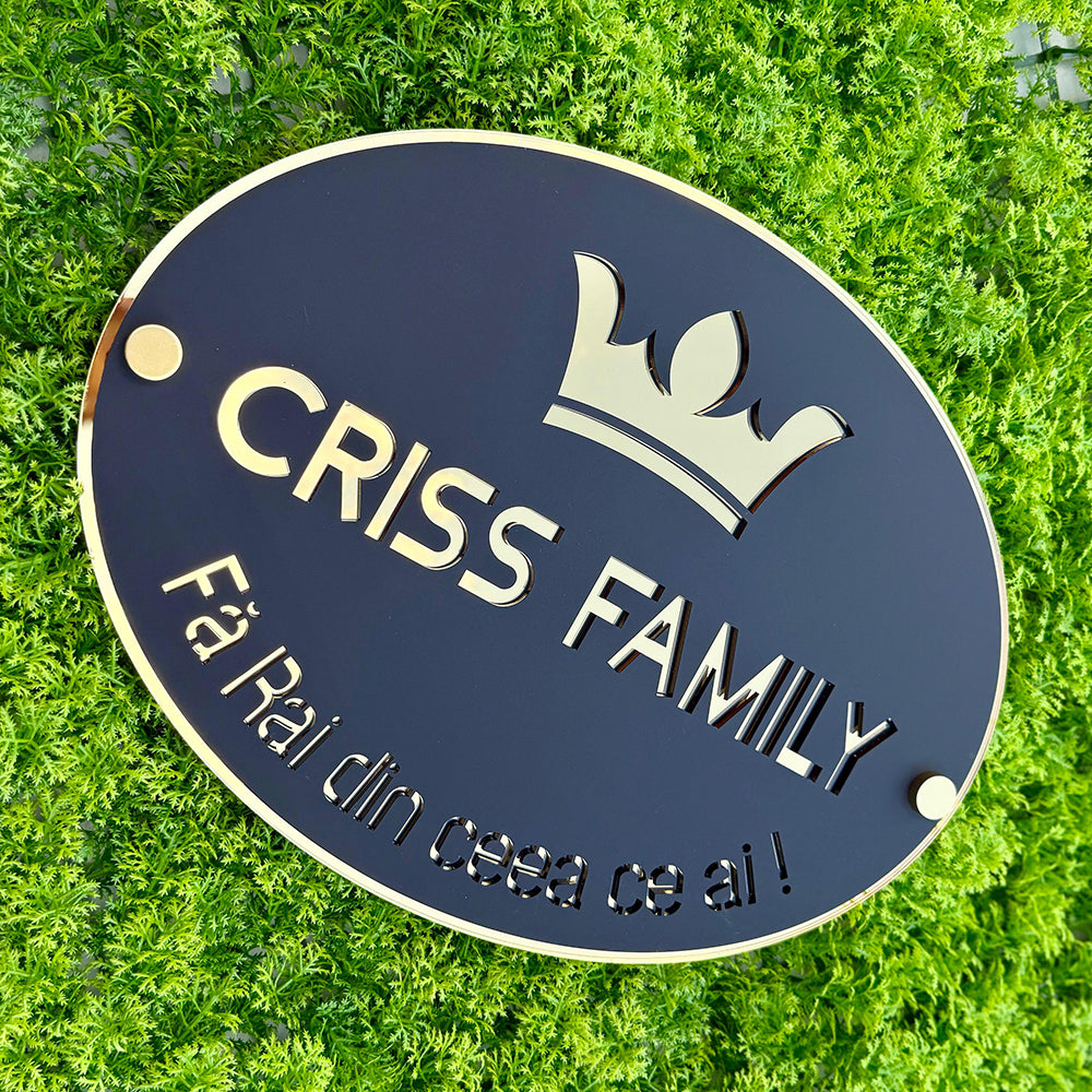 Placuta Signalistica  pentru familie