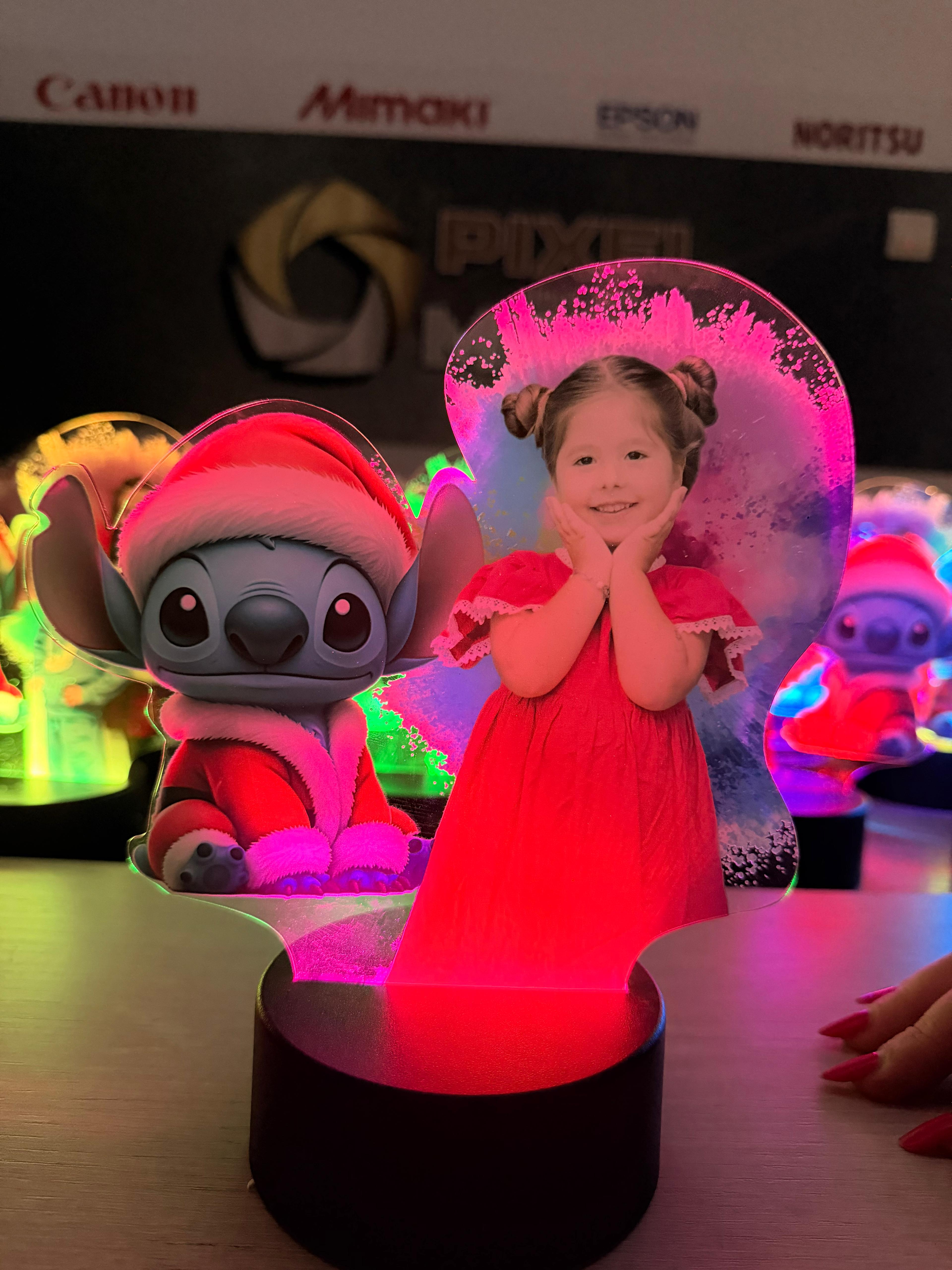 Foto Stitch + Lampa LED