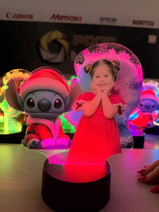 Foto Stitch + Lampa LED