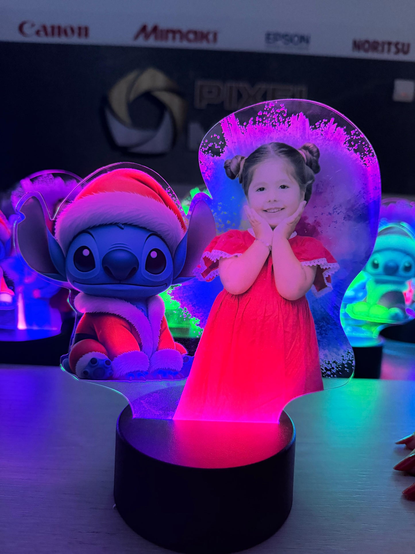 Foto Stitch + Lampa LED
