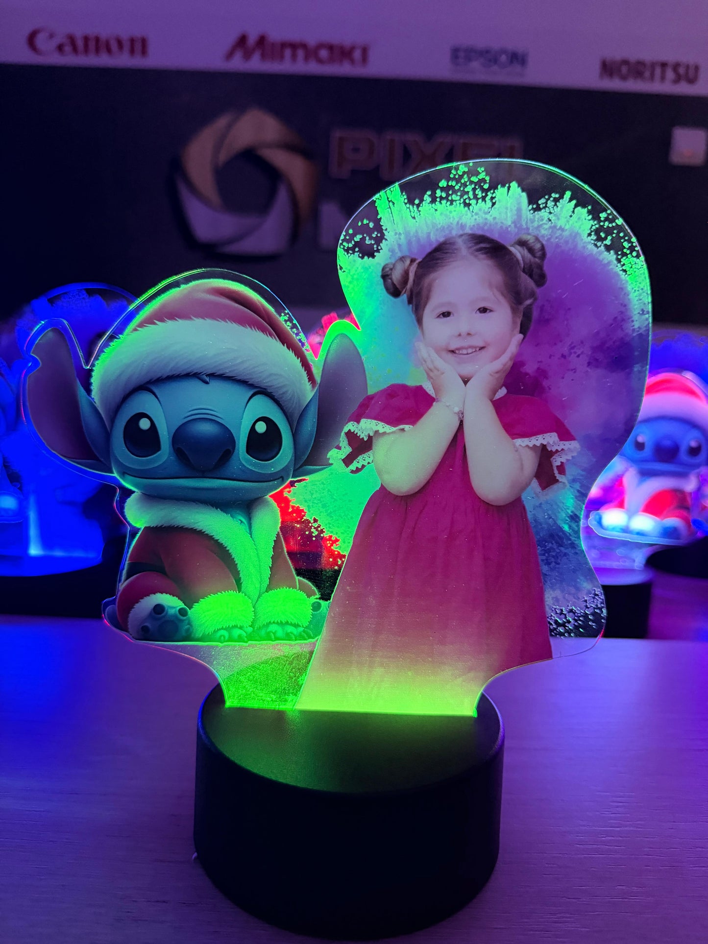 Foto Stitch + Lampa LED