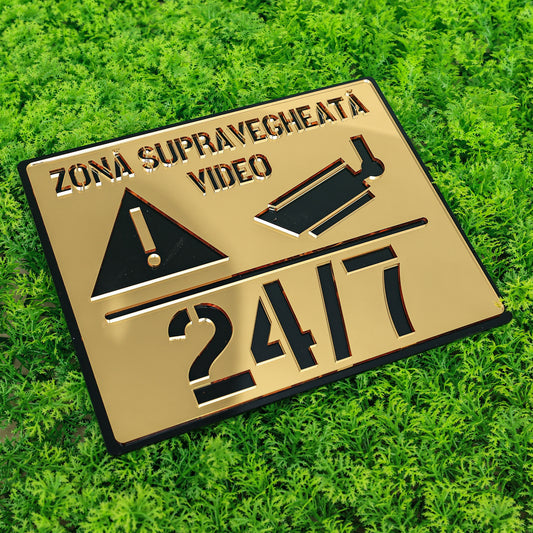 Plăcuță signalistică avertizare