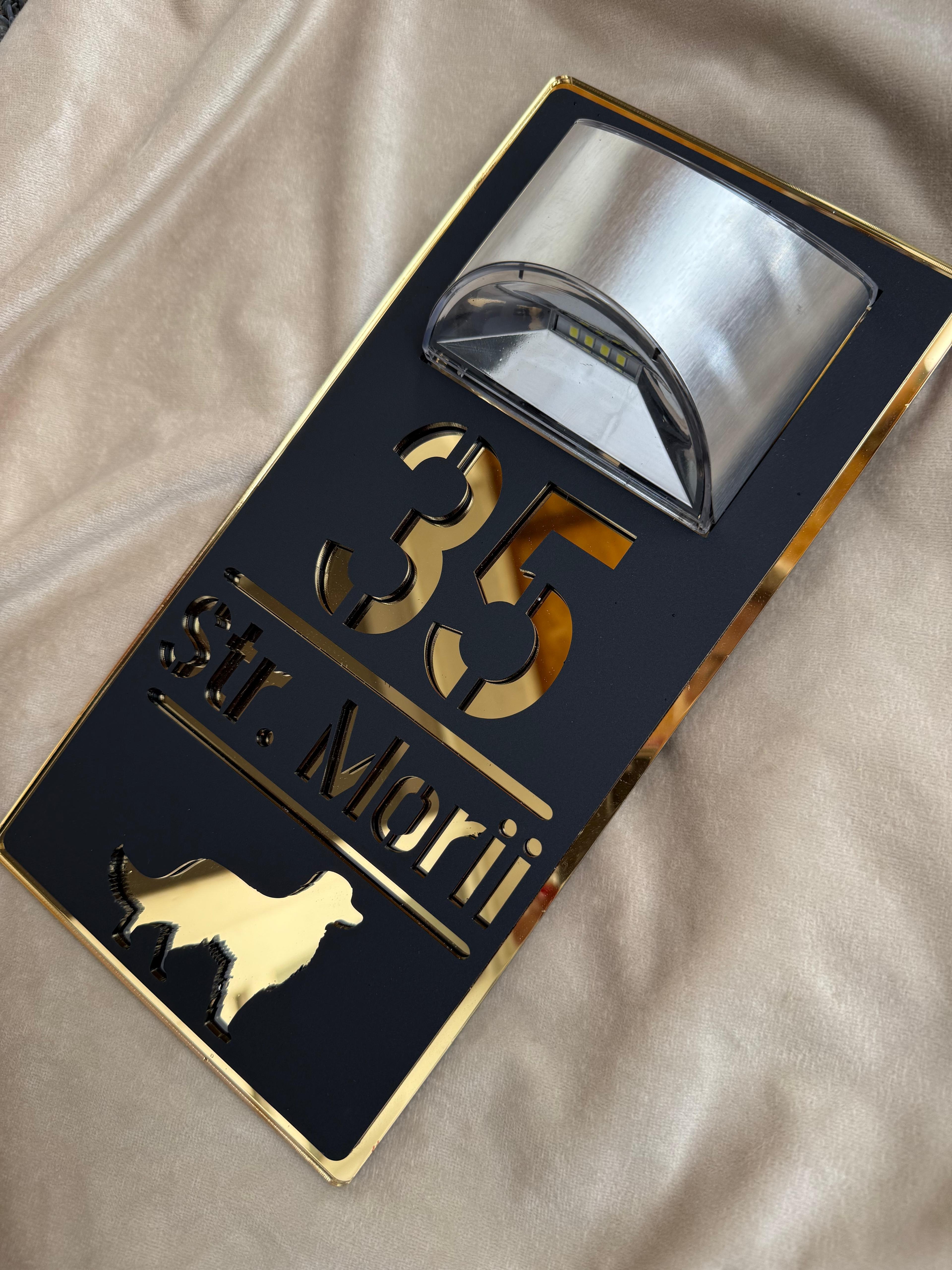 Numar Luxury cu LOGO - Catei / Animale