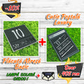 Pachet număr de casă basic + cutie poștală luxury negru satinat - argintiu oglindă