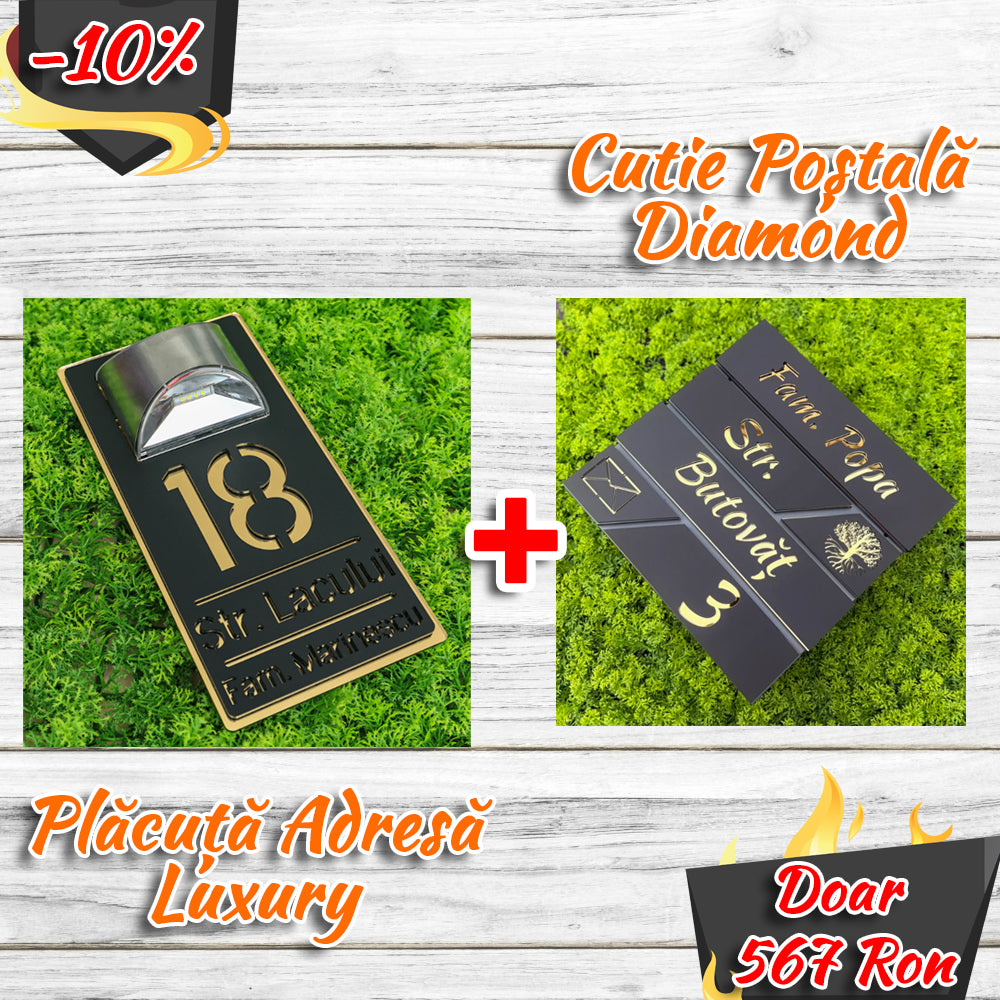 Pachet număr Lampa Solara + Cutie Diamond Pomul Vietii NS AU